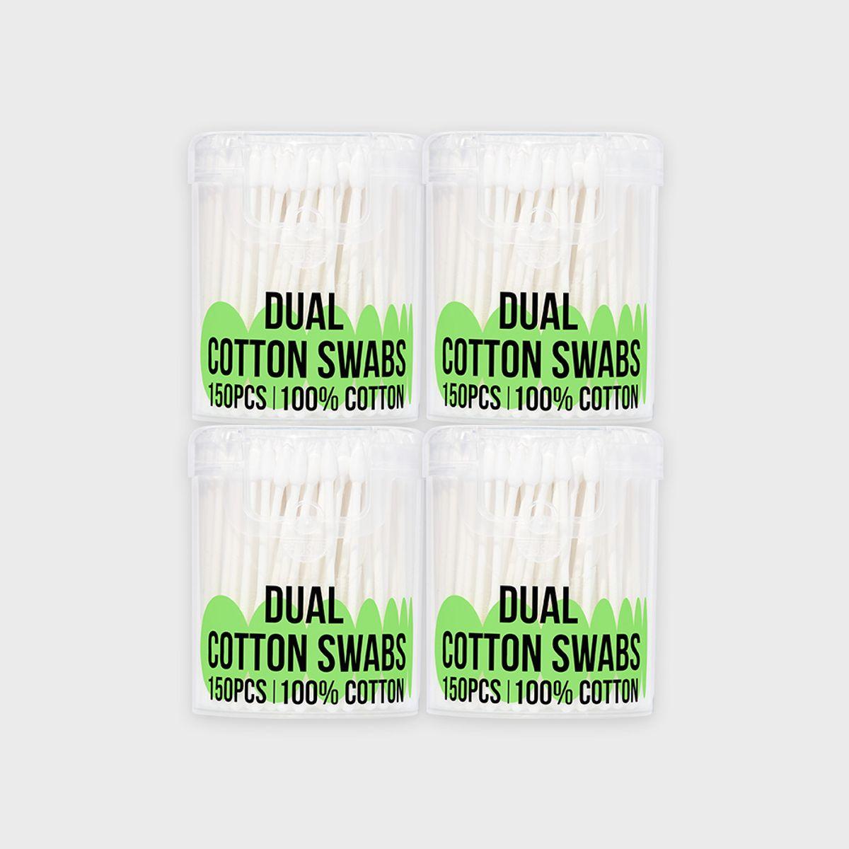 Dual Cotton Swabs 150 sheets * 4