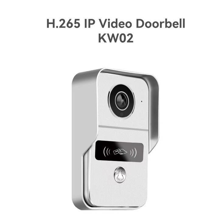 Tuya Smart WiFi Doorbell with Central Control Screen and Video Intercom Function
