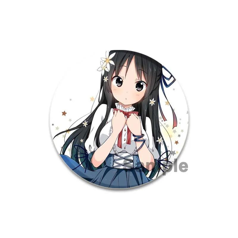 

32/44/58 мм Аниме K-ON! Ручная работа Брошь Хирасава Юи Акияма Мио Тайнака Рицу Одежда Рюкзак Одежда Ювелирные изделия Аксессуары Подарки 44mm