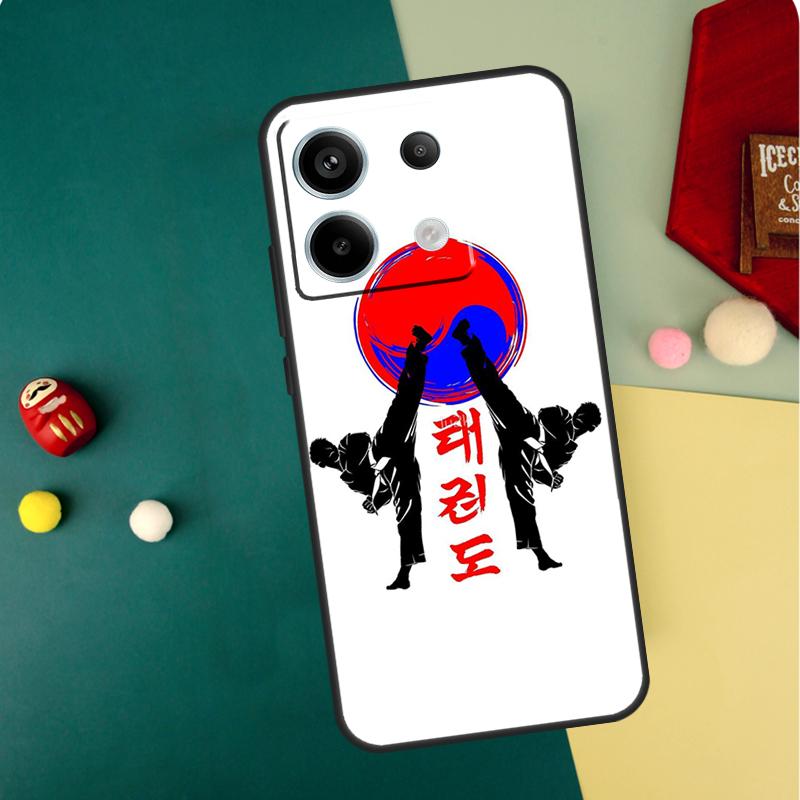 Kungfu Taekwondo Case For Xiaomi Redmi Note 14 13 12 11 10 9 15 Pro Plus Redmi 15 14C 13C 10C 12C 15C Funda