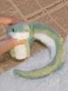 25 New Year Snake Mascot Cute Plush Snake Doll Sofa Living Room Decoration Cartoon Green Snake Soft Children's Gift 20/40CM Toy