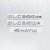 3D ABS Chrome Black Letters GLC300de GLC300e GLC350e  GLC400e 4Matic Emblem for Mercedes-Benz GLC X253 Car Trunk Logo Sticker PI1