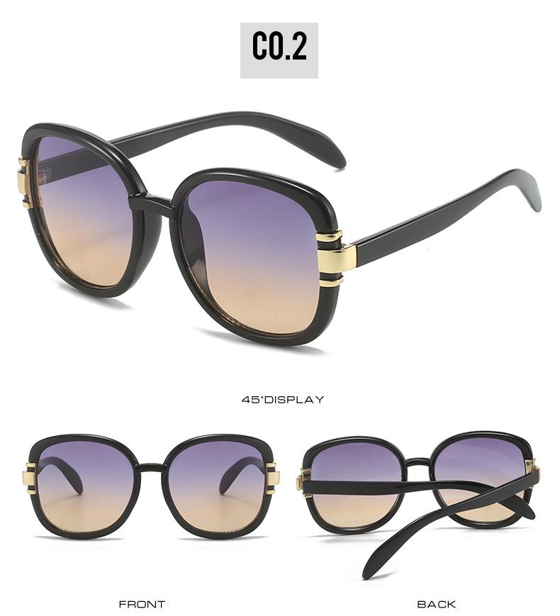 2023 Trendy Oval Sunglasses - European & American Street Style, Influencer Inspired, Hand-Grip Design for Women