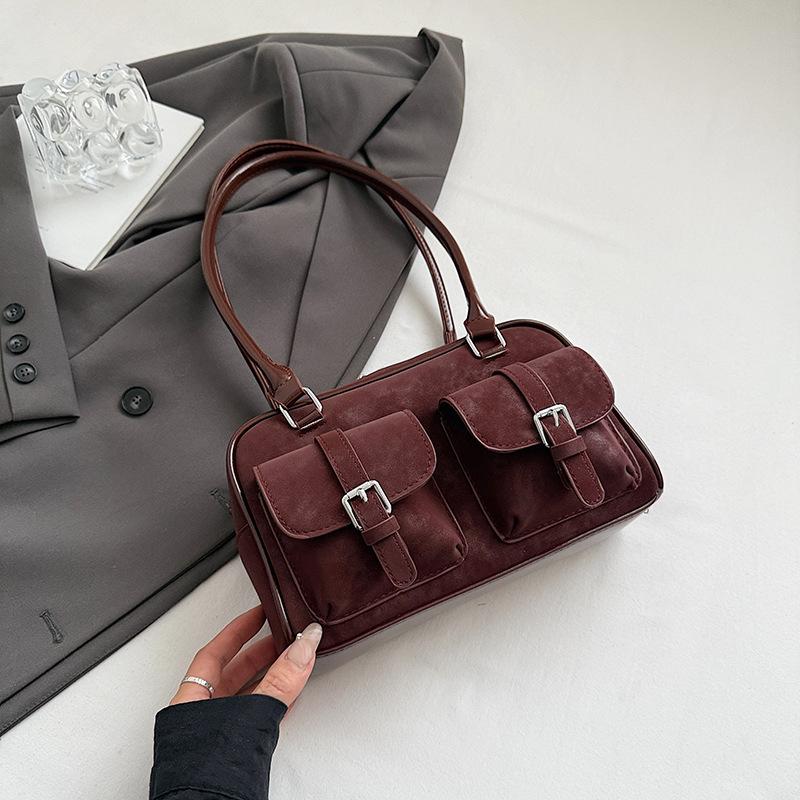 

Ретро мода сумка под мышкой женская с высоким чувством универсальная сумка на плечо нишевая сумка-подушка для поездок на работу