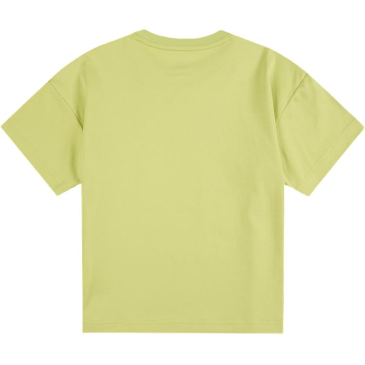 Nike T-Shirt Just Believe Round Neck Cotton Fashion Short Sleeve Kids Tops Bright-Lime II3062-383