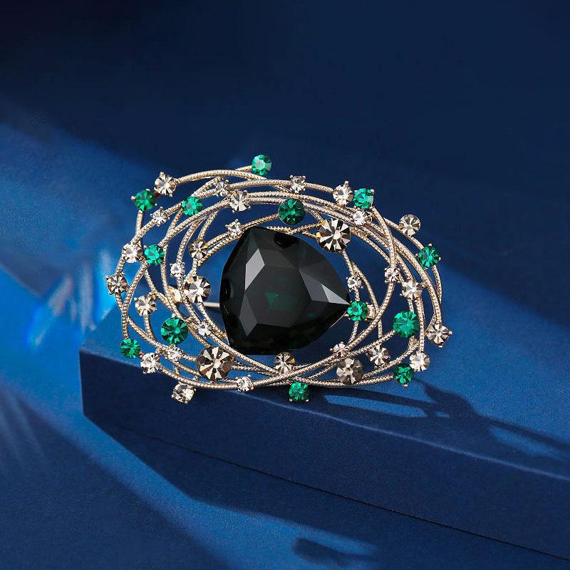 

Роскошная брошь «Птичье гнездо», высококачественная женская индивидуальная брошь, изысканные элегантные аксессуары для дизайна булавки