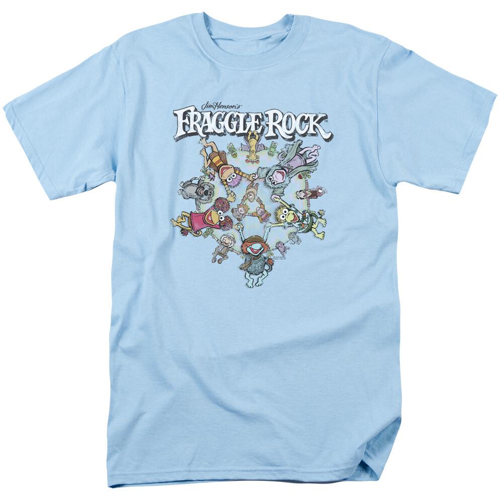 Fraggle Rock Spinning Gang Jim Henson Licensed Adult T-shirt XXXXL