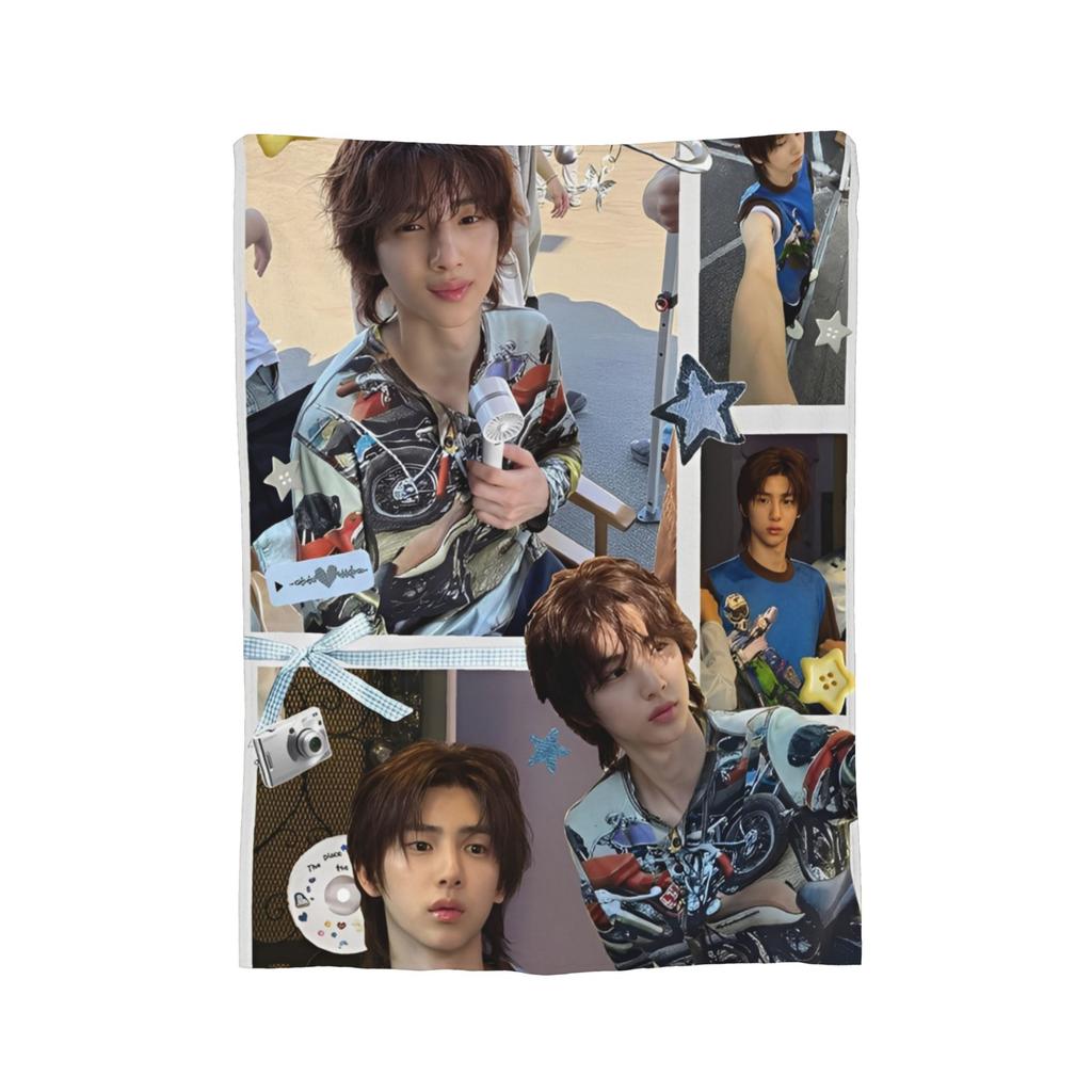 CORTIS Täcke K-popgrupp Fleecepläd Sovkläder Soffdekoration Ultralen Varm Sängkläder,