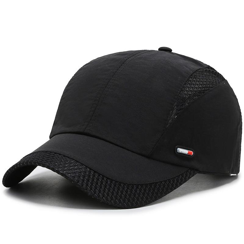 

1 Pc Solid Color Baseball Cap Men Women Father Cap Bone Snapback Hats чёрный