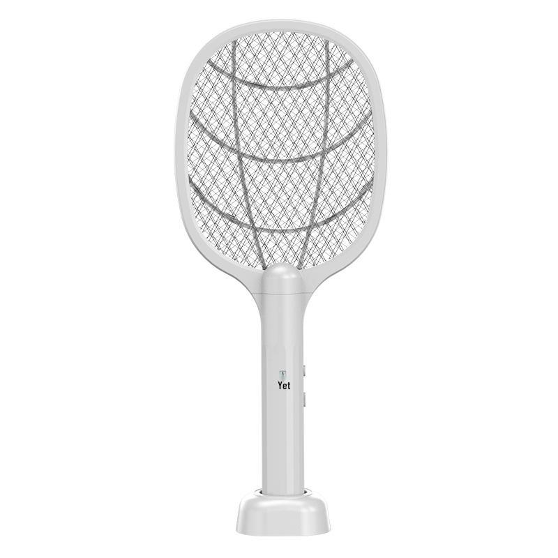 Rechargeable Folding Electric Mosquito & Fly Swatter with Powerful Lithium Battery