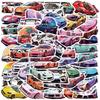 50Pcs Jdm Racing Cars Waterproof Graffiti Stickers For Helmet Bicycle Hand Account Pencil Case Decals Sticker Story Store