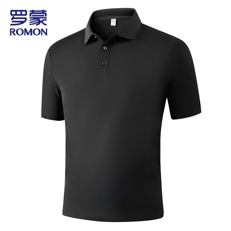 Romon Men s Short Sleeve Cooling Polo Shirt L