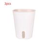 3/5/10 Pcs Self Watering Planter Lazy Hydroponic Flower Pot Plastic Translucent Self-Absorbent Flower Pot Desktop Decoration