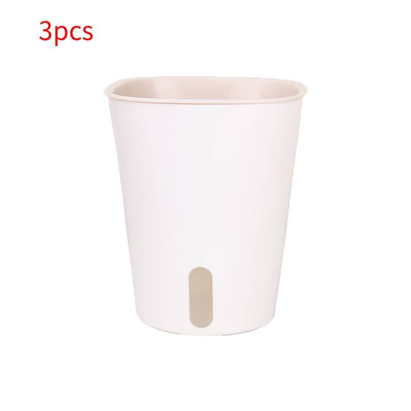 3/5/10 Pcs Self Watering Planter Lazy Hydroponic Flower Pot Plastic Translucent Self-Absorbent Flower Pot Desktop Decoration