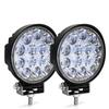 Safego 42W LED Work Light, Round, Wide Angle (60 degrees), LED Exterior Light for Vehicles, Agricultural Machinery, Off-Road Vehicles, Parks, Gardens,