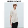 UR Men's Casual Ribbed Short Sleeve Knit Top
