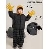 Gepolsterte Winterjacke mit Cartoon-Aufdruck für Jungen