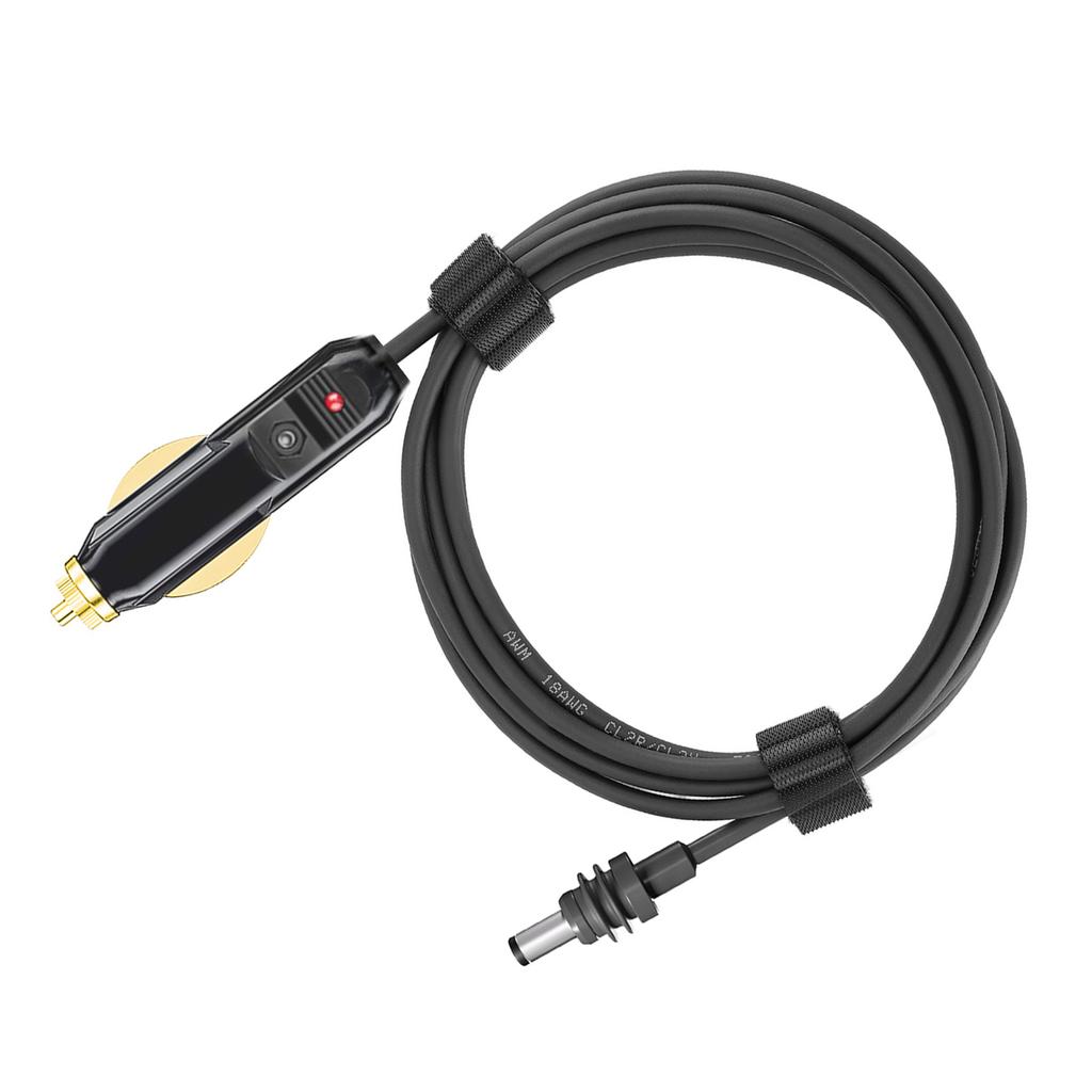 DC Car Power Cable for Satellite 18AWG IP68 Water Resistant Plug and Play DC Car Charger Power Suppl