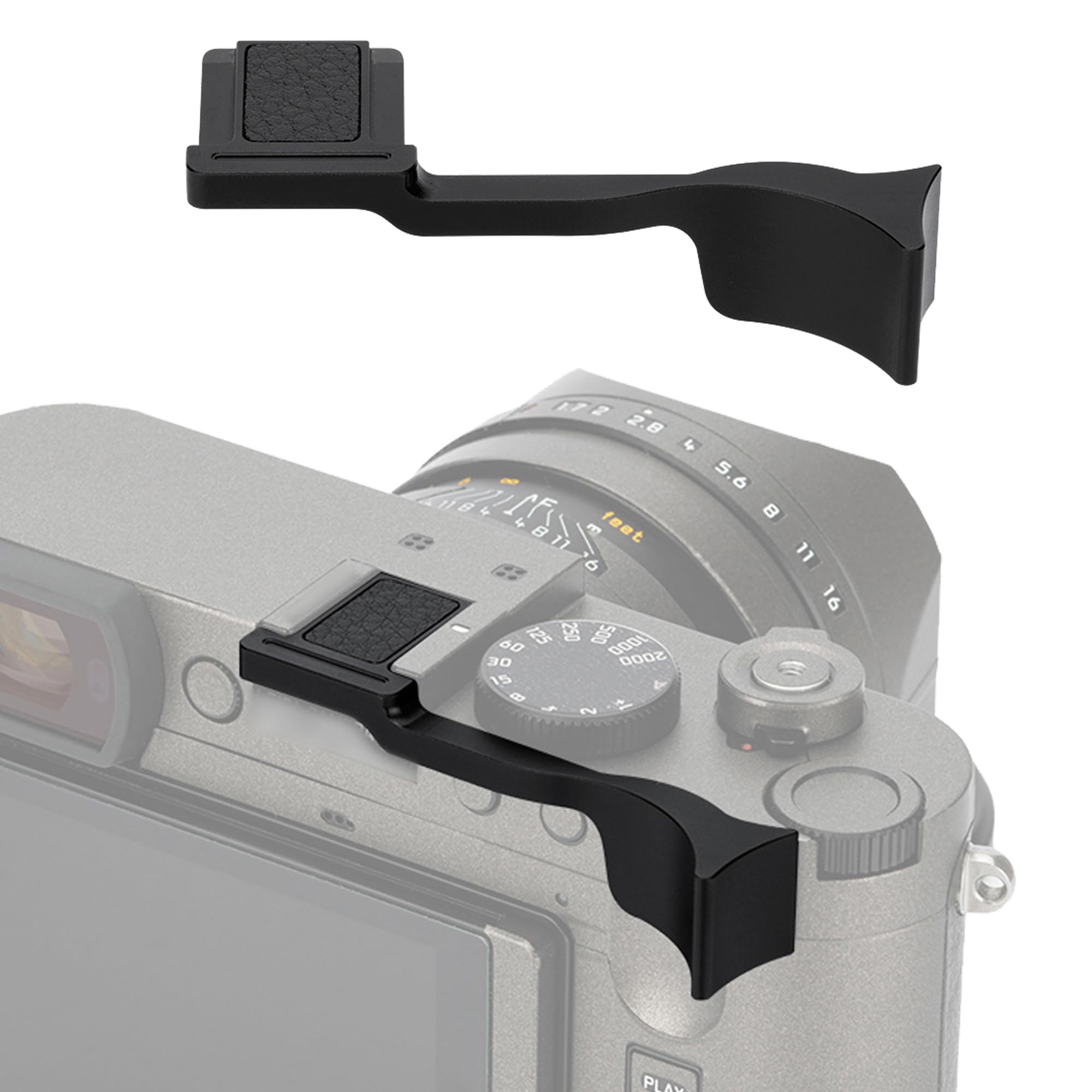 

JJC Metal Thumb Grip for Leica Q3 Digital Cameras Easy to Install and Enhance Camera Hold