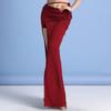 Elegant High Waist Belly Dance Skirt With Side Slit Soft Comfortable Fabric For Women Practice And Performances