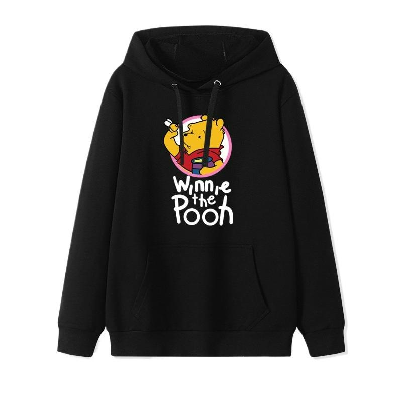 Winnie The Pooh Hoodie Pullover Women's Disney Clothes 202 New Winnie The Pooh Autumn and Winter Couples Casual Versatile Coat
