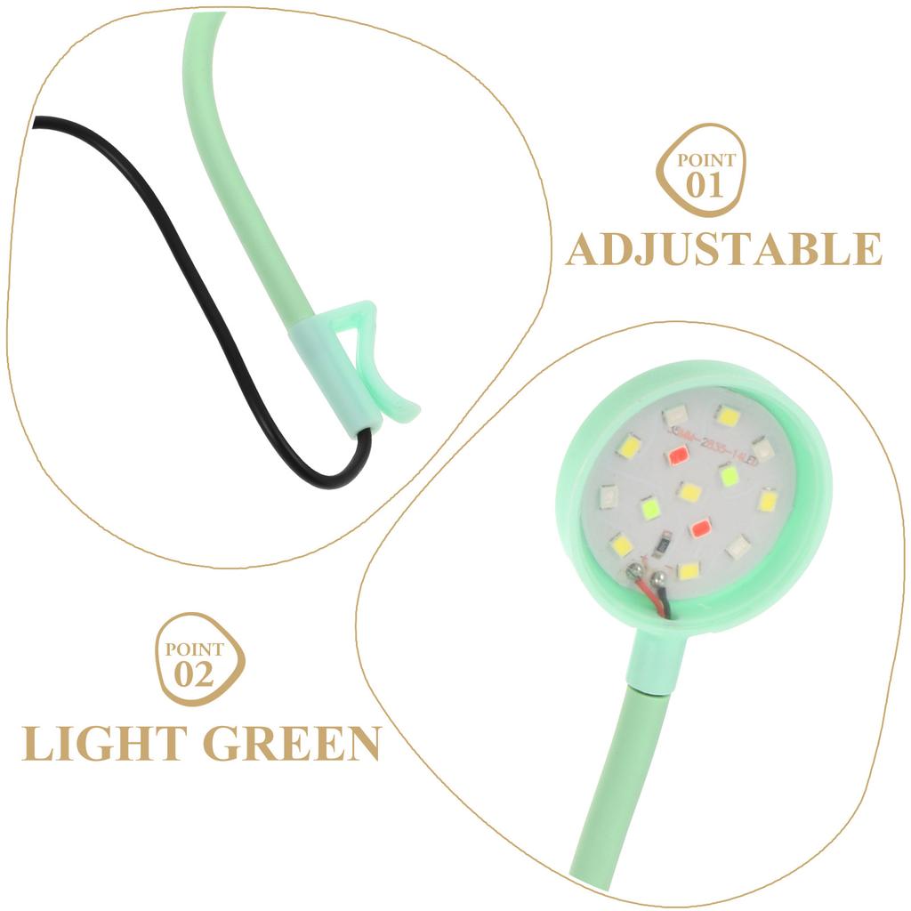 Water Plant Lamp For Aquarium Clip-Type Fish Tank Light Adjustable Brightness Lightweight Easy Install Marine Lighting