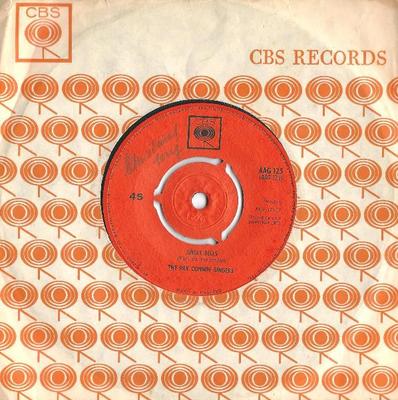 7inch Record RAY CONNIFF & THE SINGERS - Jingle Bells AAG125 CBS 1962 UK Pop Used