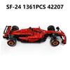 Best-selling Toy Technology SF-24 Racing Building Blocks 42207 42206 Mechanical Brick Assembly Model Toys for Adult Collection