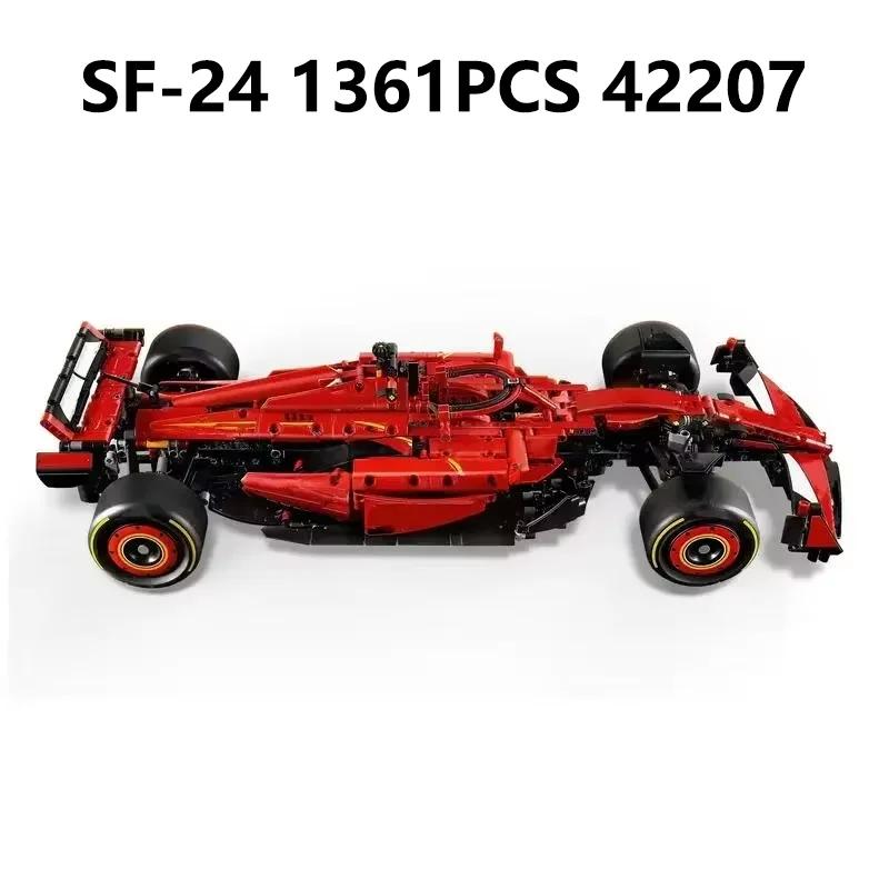 Best-selling Toy Technology SF-24 Racing Building Blocks 42207 42206 Mechanical Brick Assembly Model Toys for Adult Collection