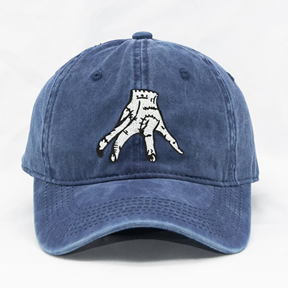 

Семейка Аддамс Аддамс Вещь Вышитая бейсболка Уличная шляпа Blue