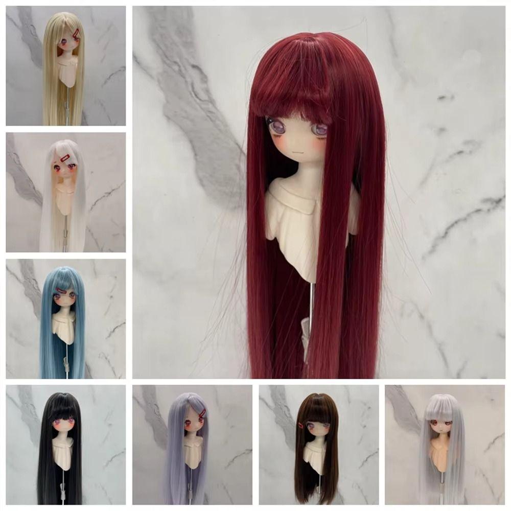 High Temperature Silk BJD Doll Hair 1/3 & 1/4 & 1/6 Doll Hair Wig Bjd Doll Wig  Doll Accessories
