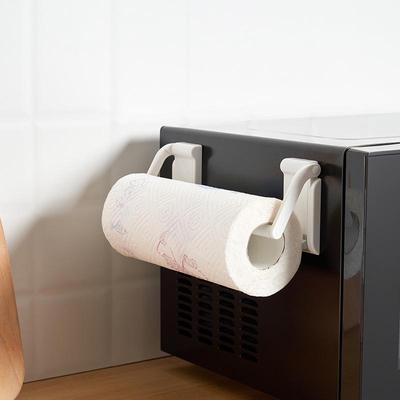Porta rotolo di carta da cucina e mensola portaoggetti magnetici da parete giapponesi