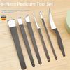 Stainless Steel Ingrown Toenail File Trimmer Set Professional Sharp Safe for Home Pedicure Daily Foot Care Tools