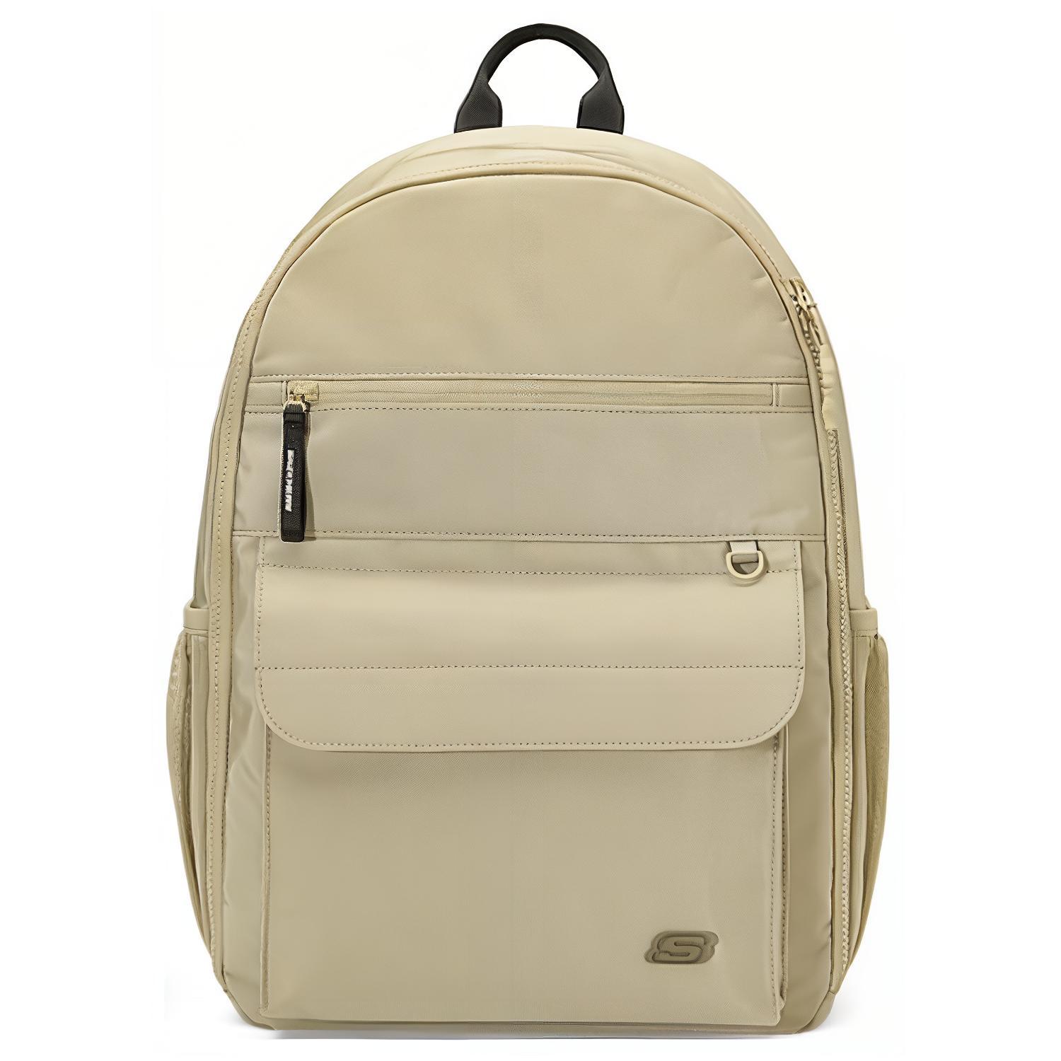 Skechers Sports League Series Large Capacity Independent Comfortable Fabric Backpack Unisex Backpack Brown L324U040-03EK Umber