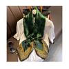 Womens Large Silk Feel Scarf Square Satin Scarves Fashion Designer Scarf Lightweight