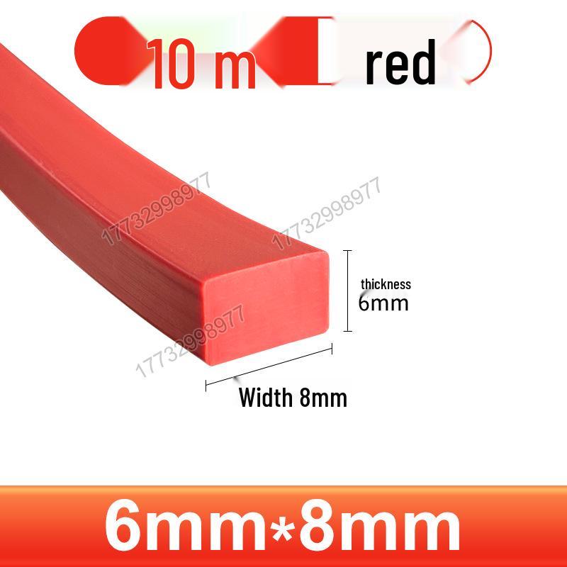 High-Temperature Resistant Transparent Silicone Rubber Sealing Strip