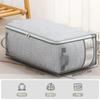 Foldable Clothes Storage Bag Visual Quilt Organize Cases with Handle Home Pillow Blanket Organizer Wardrobe Sorting Storage Box