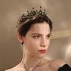Elegant Rhinestones Crowns Hair Accessory Theater Costume Props Lightweight Metal Bridal Party Headpiece