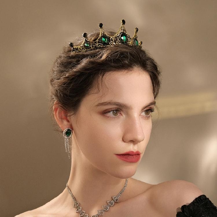 Elegant Rhinestones Crowns Hair Accessory Theater Costume Props Lightweight Metal Bridal Party Headpiece