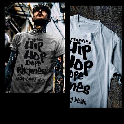 Hip Hop T-Shirt Dope Rhymes Neunziger Boom Bap Rap NYC DJ Brooklyn The Bronx QU