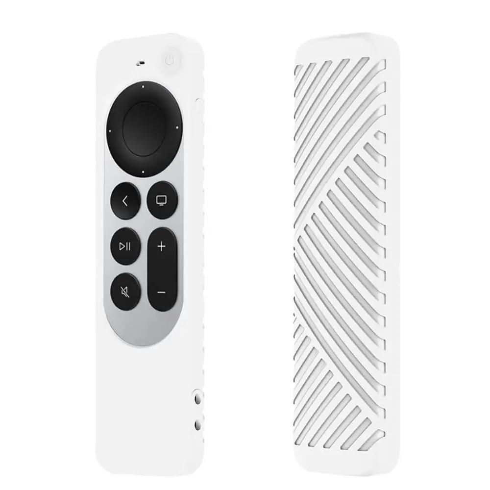 

2025 Новый Для Apple TV 4K 2025 7-го Поколения Силиконовый Чехол Защитная Крышка Пульта Дистанционного Управления Чехол Пульта Дистанционного Управления С Светящимся Шнурком Силиконовый Чехол белый