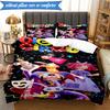 3PCS Digital Circus Adventure Bedding Set,Including 1pc Duvet Cover And 2pcs Pillowcases Perfect for Bedroom, Dormitory, Fan Christmas Gift