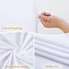 White Double-Sided Half-Round Cross Wedding Arch Kit for Party Decorations