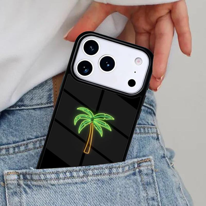 Neon Light Aesthetic Art Phone Case for iPhone 17ProMax 12 13 14 15 16e 17 Pro Max Plus Air Cover