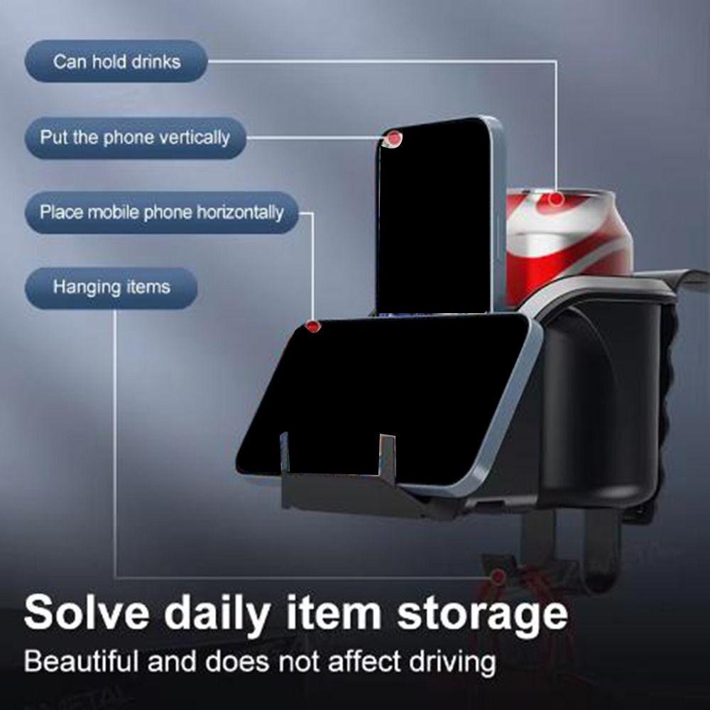Stabilní držák na nápoje na zadní sedadlo auta Závěsný úložný držák na opěrku hlavy auta pro cestování
