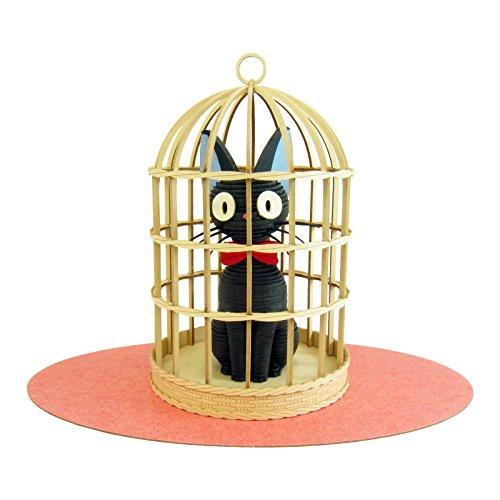 Sankei Miniature Art Kit Studio Ghibli Series Kiki's Delivery Service Jiji Non-Scale Paper Craft MK07-25