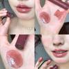 Punk Dark Brown Mirror Water Lip Gloss Red Lip Glaze Transparent Glass Lip Oil Waterproof Liquid Lipstick Clear Tint Makeup