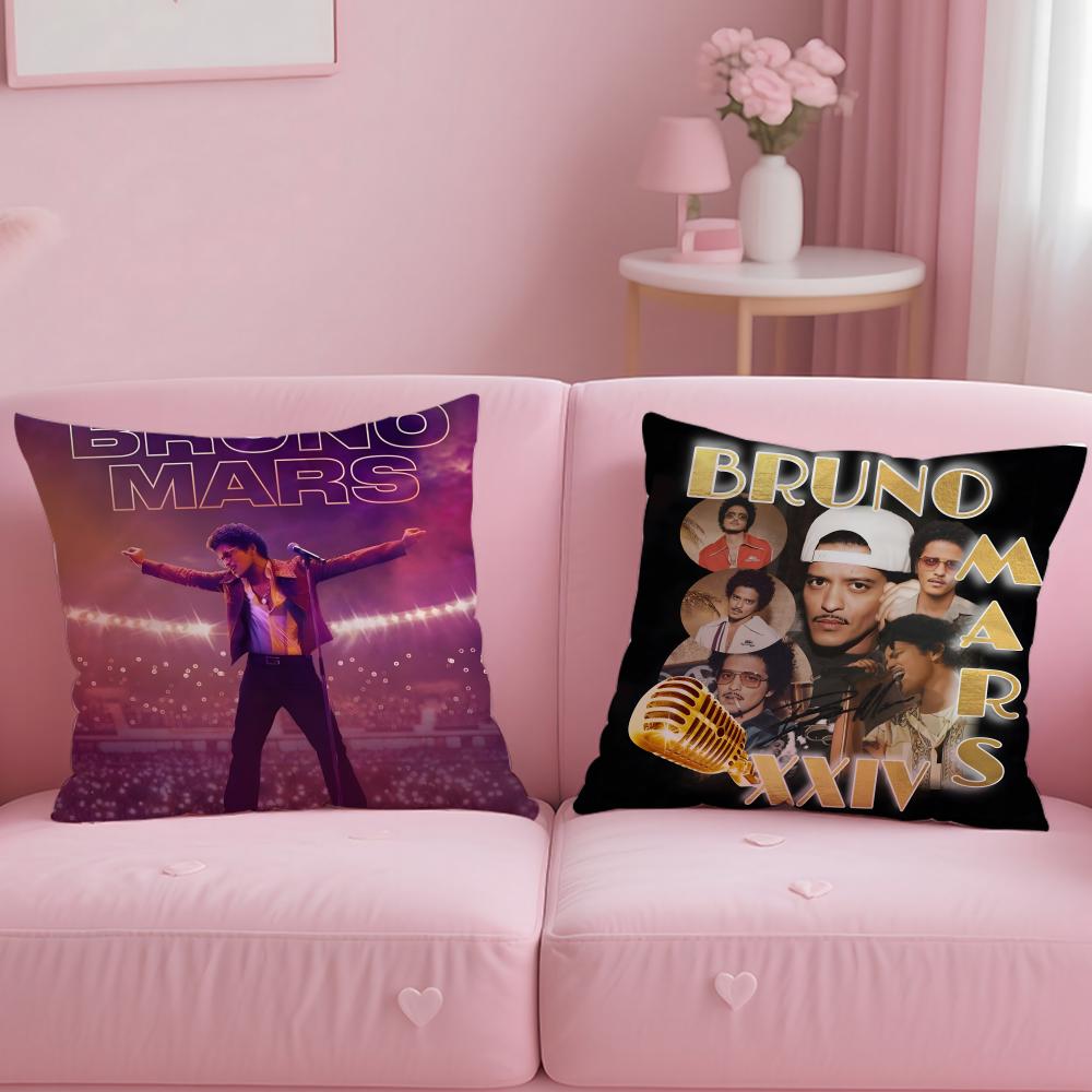 Popular Bbruno Marses Cushion Cover Comfortable Reversible Pillow Cover Ideal for Car Sofa Bedroom  Beyond