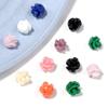 30pcs 6mm Resin Artificial Coral Beads for Jewelry Making Camelia Flower Beads DIY Earring Bracelet Neckalce Accessories