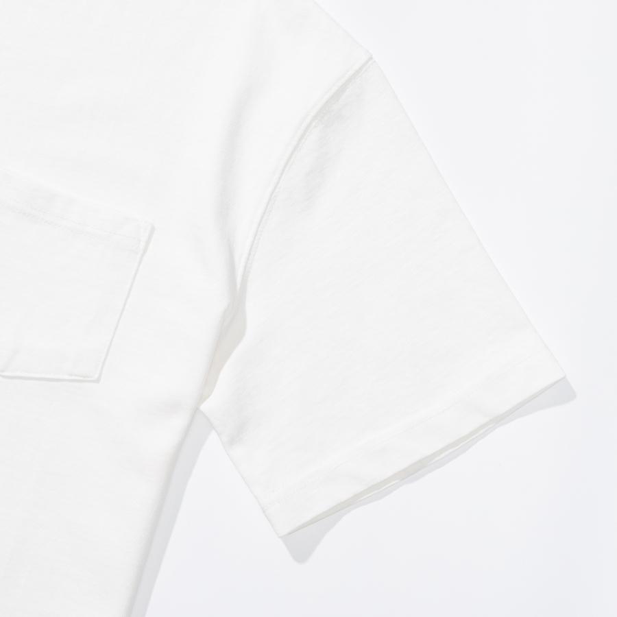 CITY STREET Vintage Washed Pocket Tee - Off White